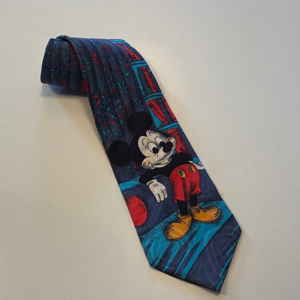 Vintage Mickey Mouse Silk Tie